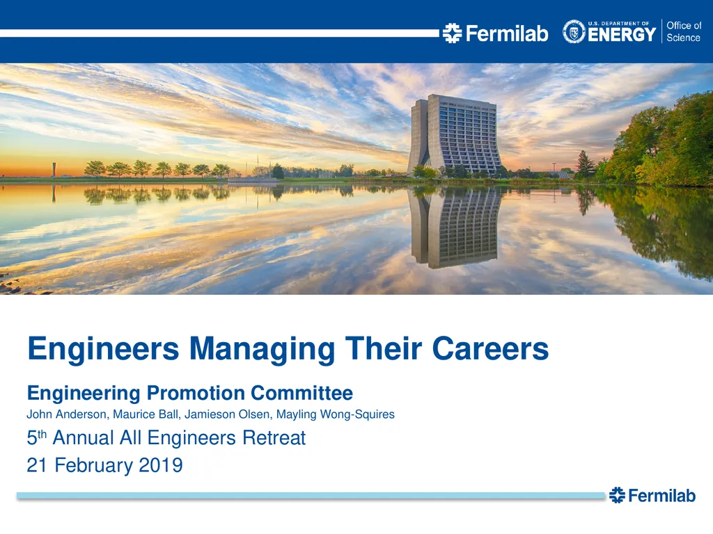 Engineering Promotion Committee John Anderson, - slide 1 of 19
