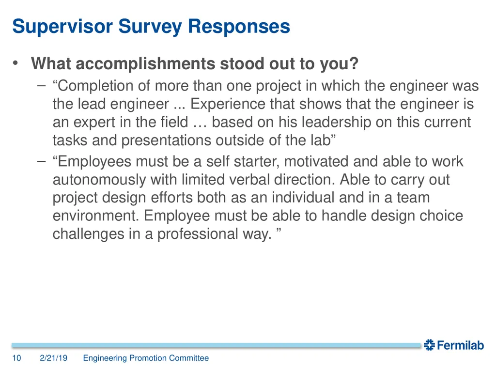 Engineering Promotion Committee John Anderson, - slide 10 of 19