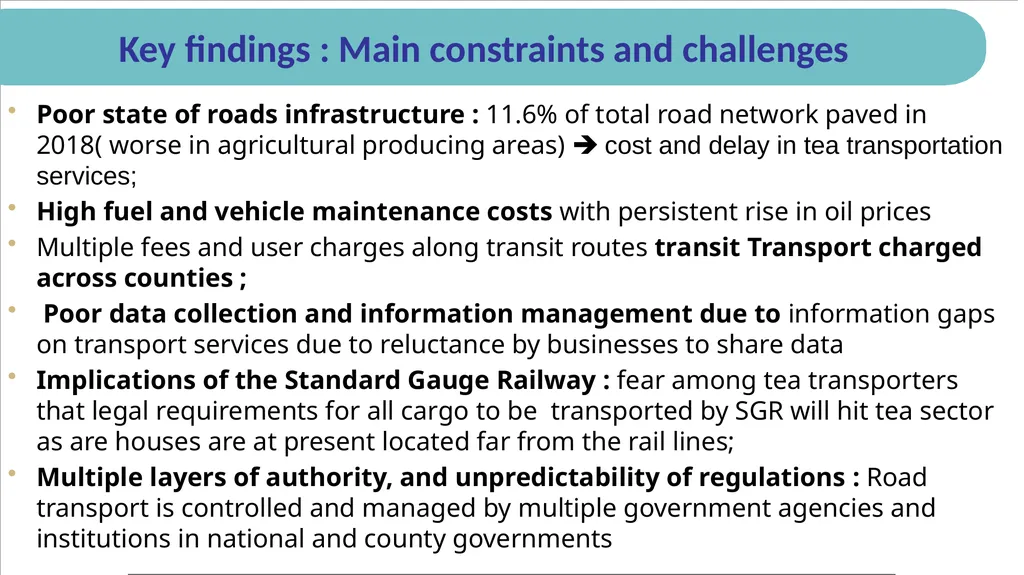 Examining Road Transport Services in Kenya: A Case - slide 14 of 20