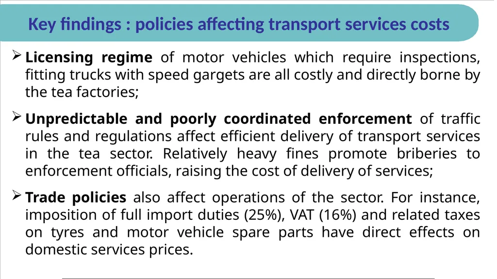 Examining Road Transport Services in Kenya: A Case - slide 15 of 20