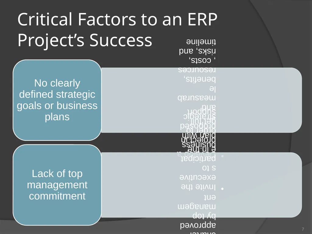 Managing an ERP Project MIS 261 Team 2 Devin - slide 7 of 17
