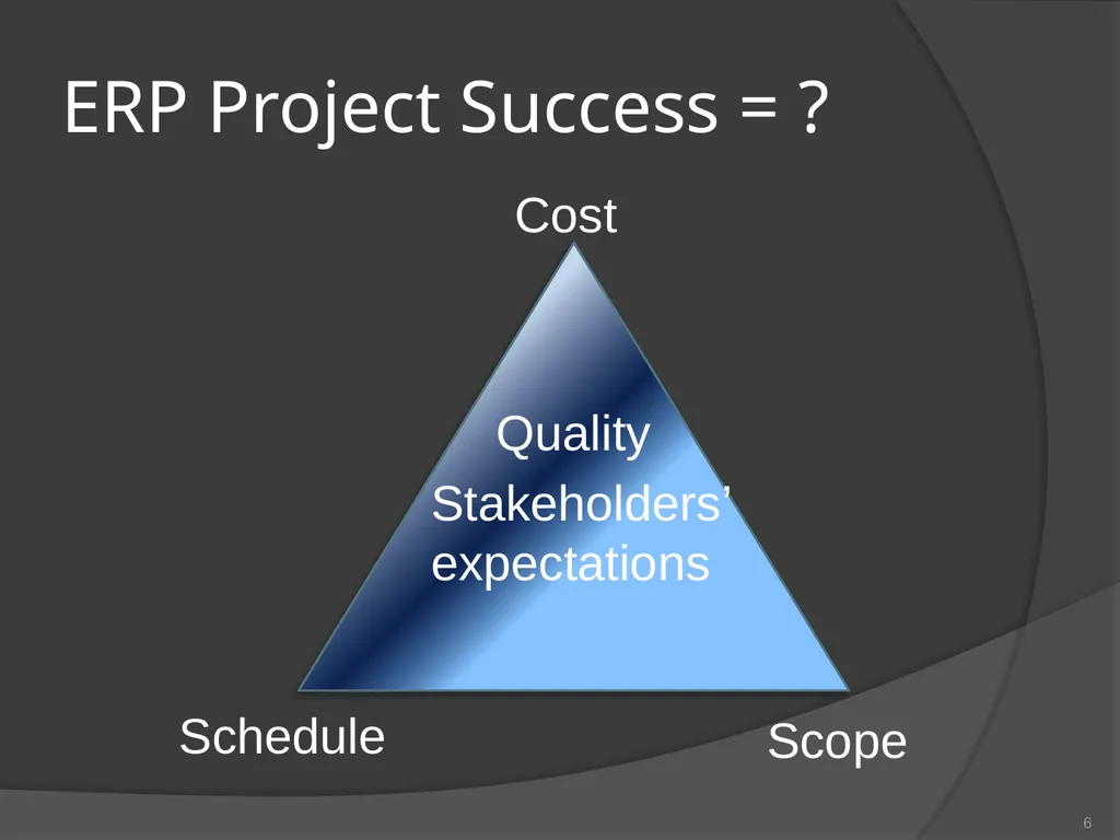 Managing an ERP Project MIS 261 Team 2 Devin - slide 6 of 17