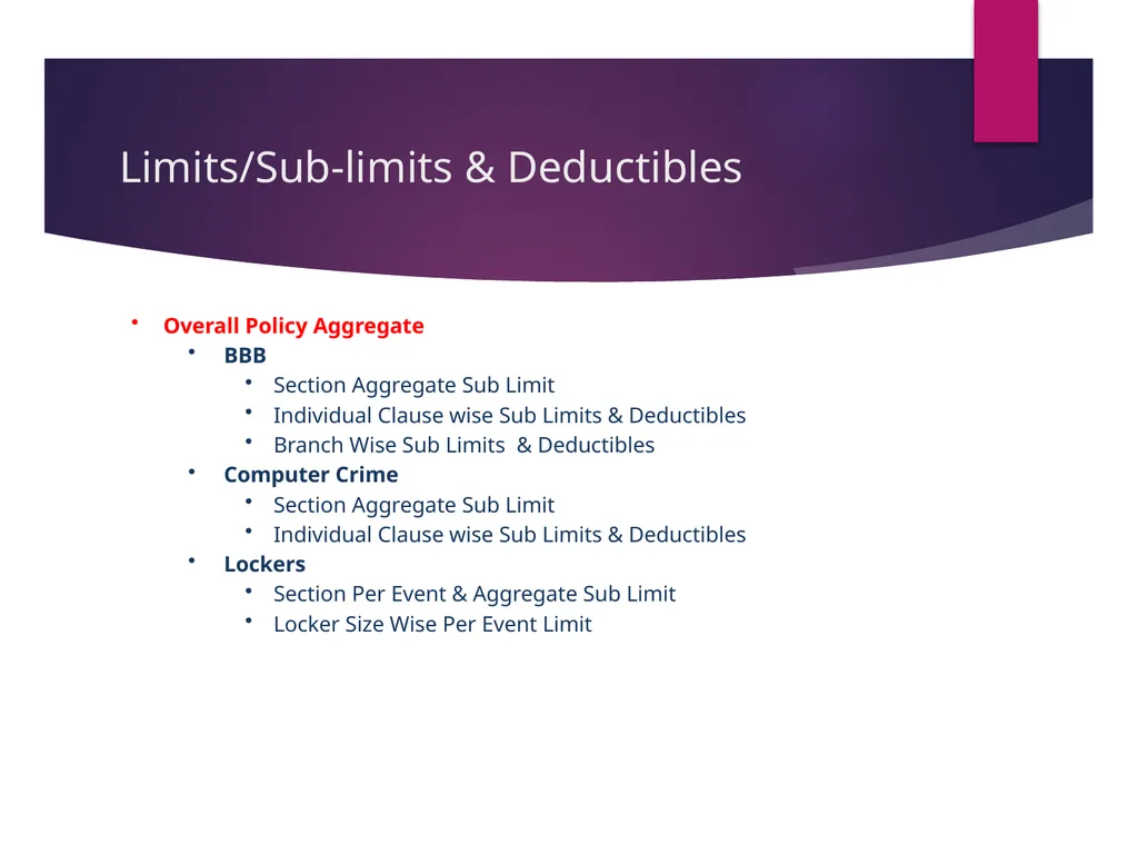 Insurance Claims Workshop Financial Lines Claims - slide 43 of 56