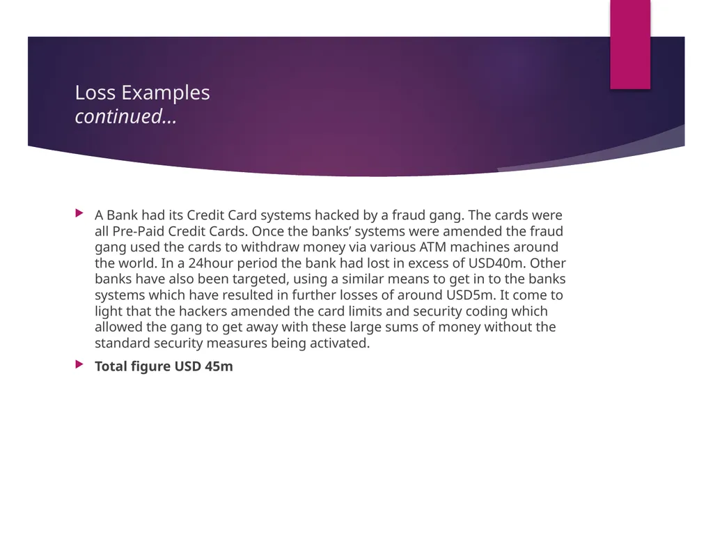 Insurance Claims Workshop Financial Lines Claims - slide 47 of 56