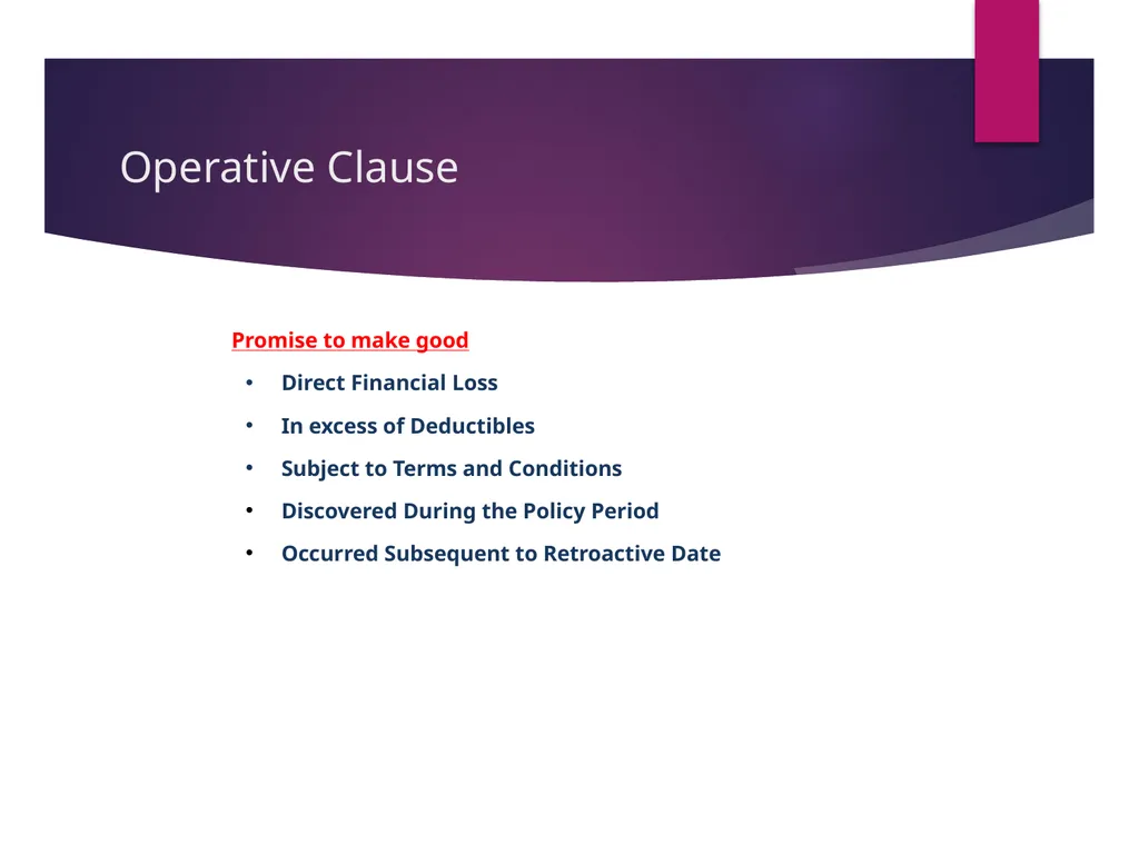 Insurance Claims Workshop Financial Lines Claims - slide 34 of 56