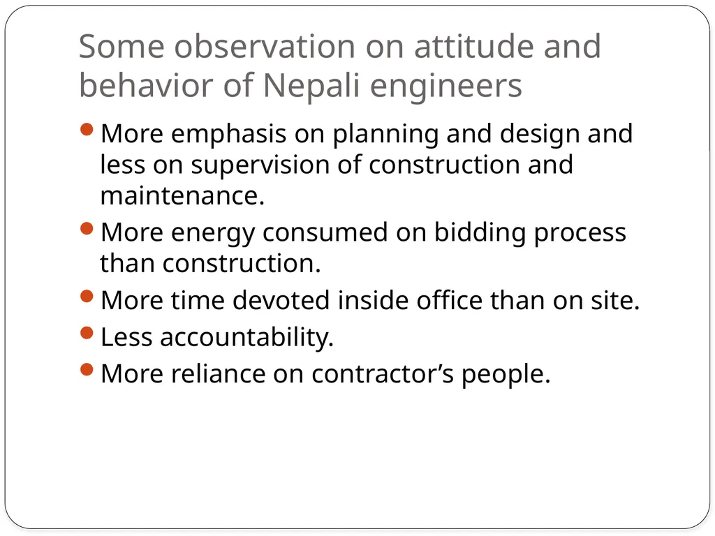 Ar. Kishore Thapa August 28, 2015 Engineering - slide 8 of 18