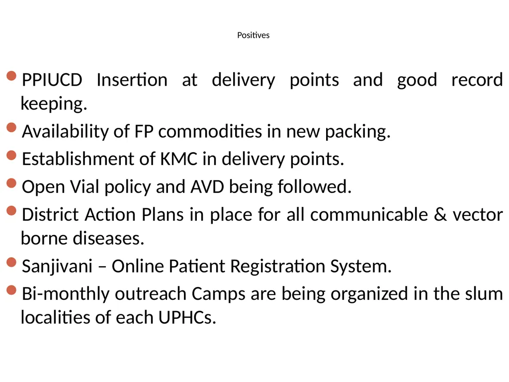 Bihar PPIUCD Insertion at delivery points and good - slide 2 of 12