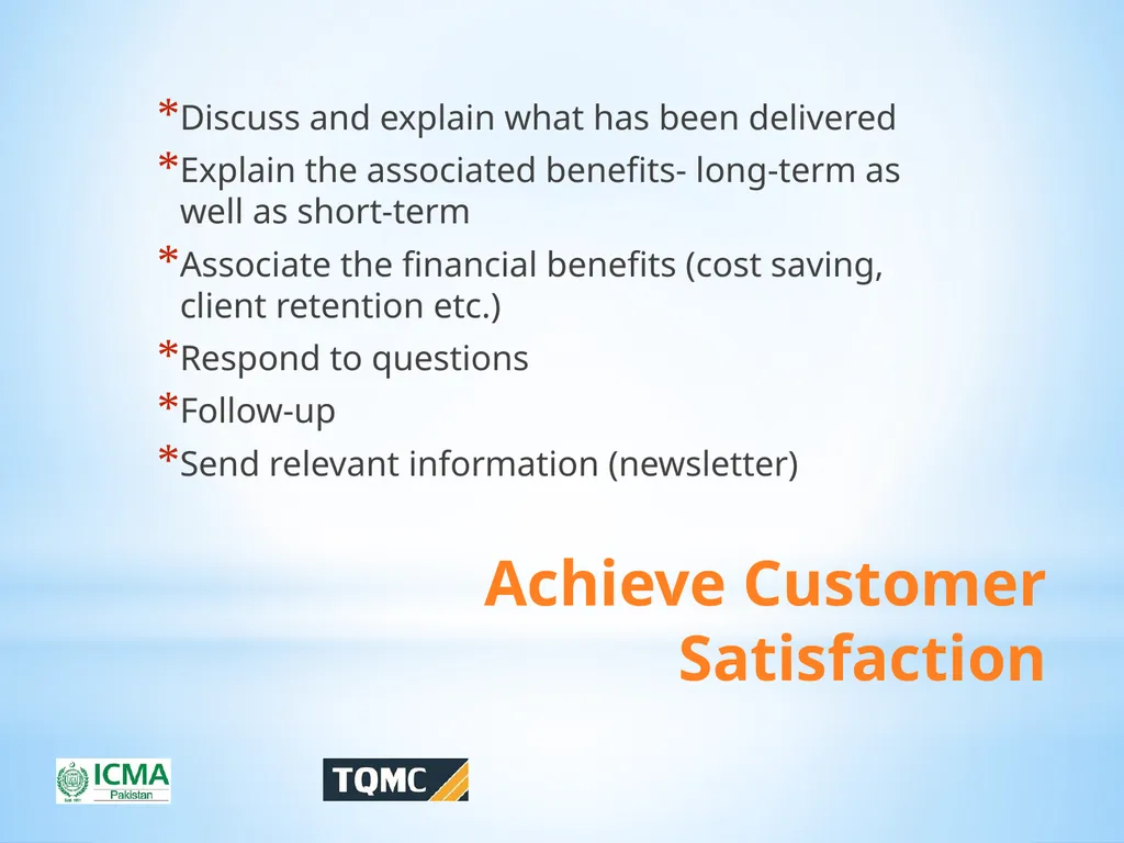 Ghulam Mustafa Qazi, FCMA Vice President ICMA - slide 19 of 50