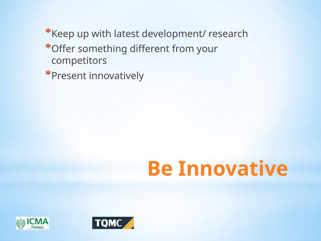 Ghulam Mustafa Qazi, FCMA Vice President ICMA - slide 22 of 50