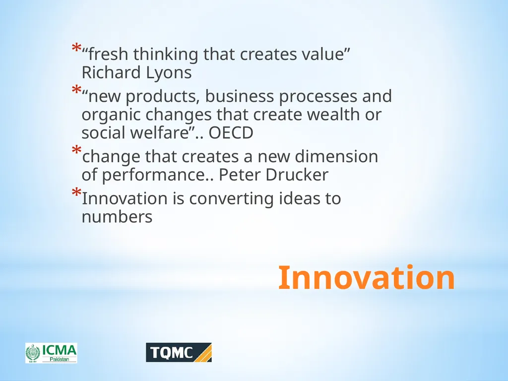 Ghulam Mustafa Qazi, FCMA Vice President ICMA - slide 20 of 50