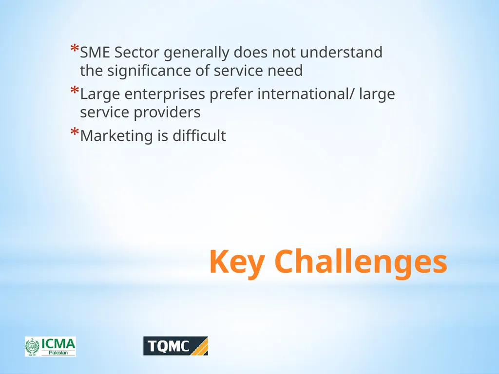 Ghulam Mustafa Qazi, FCMA Vice President ICMA - slide 15 of 50