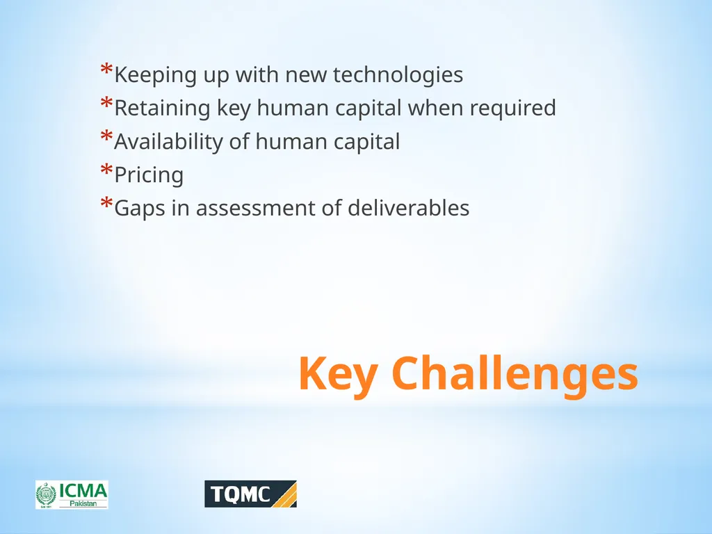 Ghulam Mustafa Qazi, FCMA Vice President ICMA - slide 16 of 50