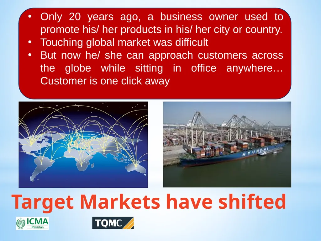 Ghulam Mustafa Qazi, FCMA Vice President ICMA - slide 3 of 50