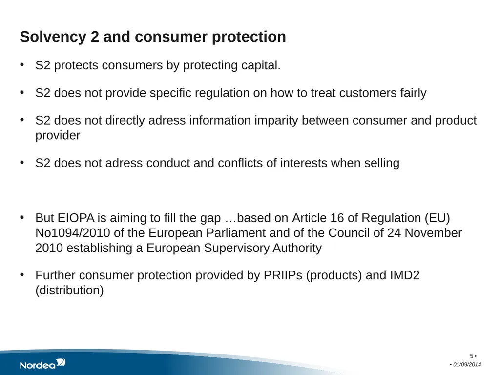Consumer Protection Working Party Meeting Sponsor - slide 5 of 13