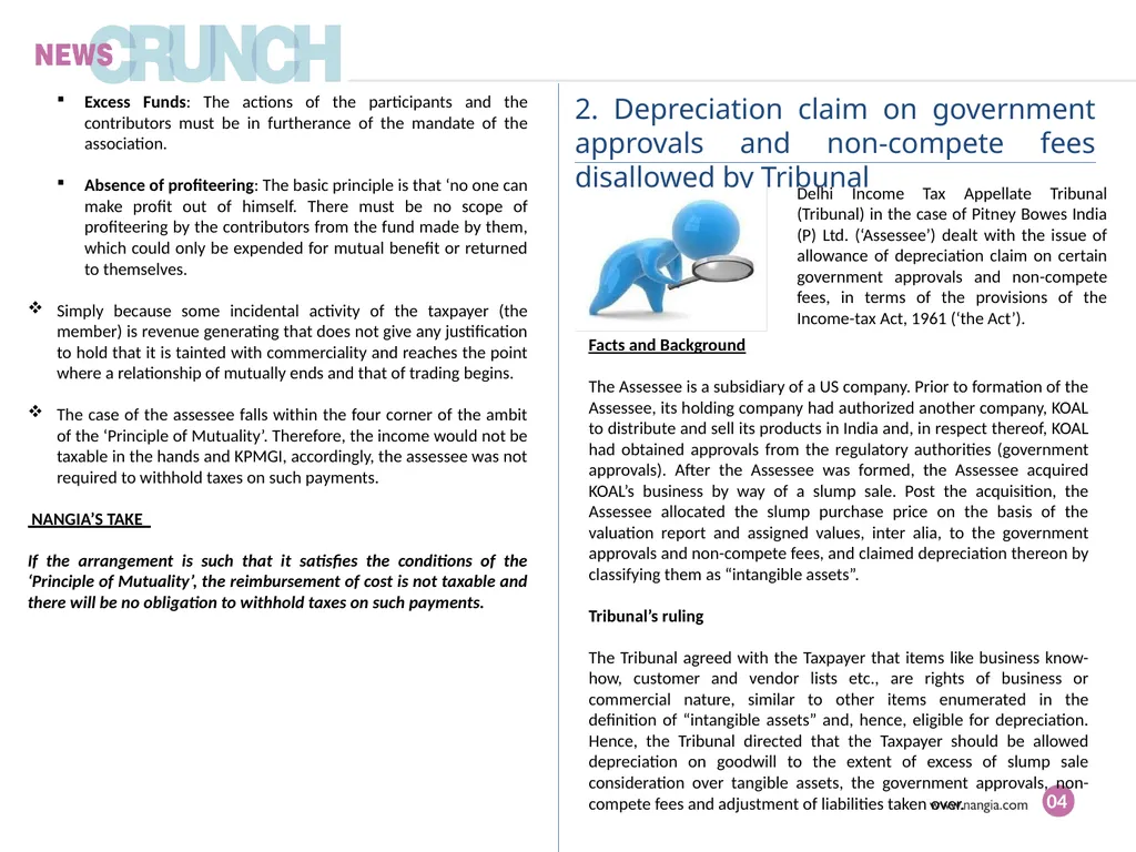WHAT'S INSIDE... Direct Tax International Tax - slide 4 of 12