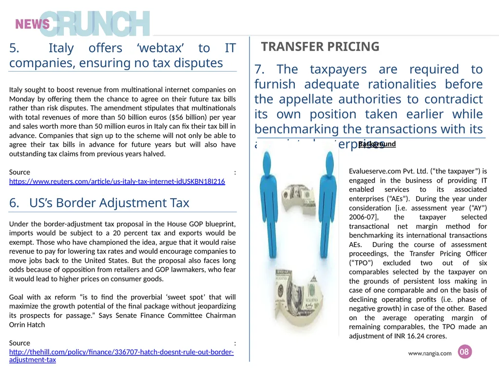 WHAT'S INSIDE... Direct Tax International Tax - slide 8 of 12
