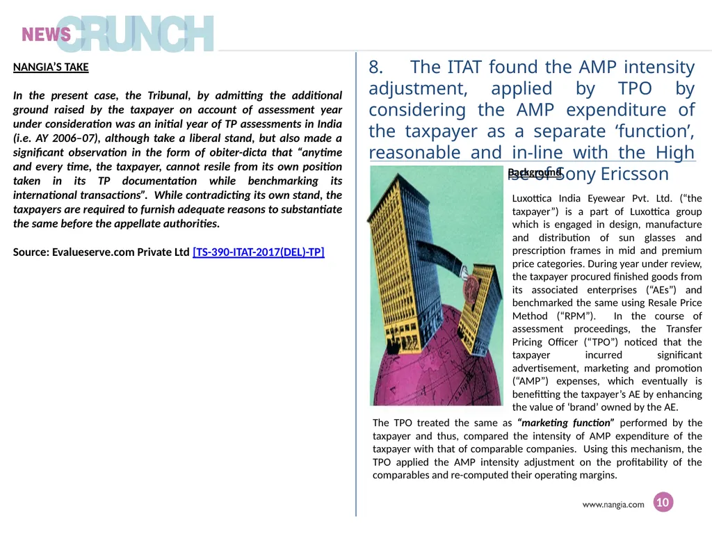 WHAT'S INSIDE... Direct Tax International Tax - slide 10 of 12