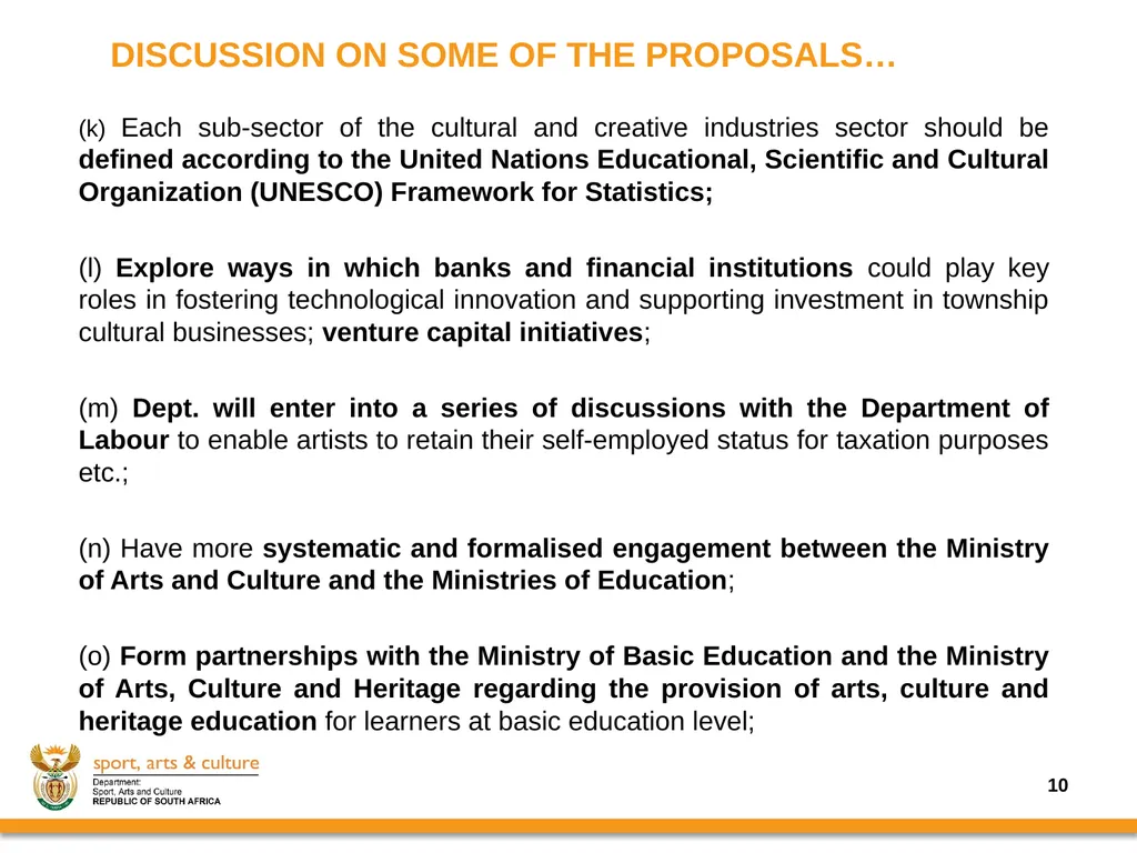 Progress on the Implementation of the revised - slide 10 of 36