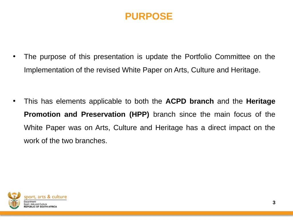 Progress on the Implementation of the revised - slide 3 of 36