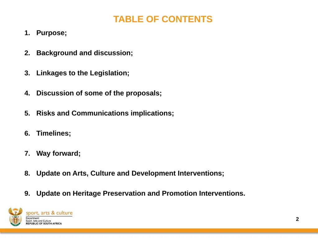 Progress on the Implementation of the revised - slide 2 of 36