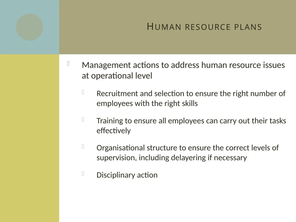 Learning aim C: Managing human resources C2 Human - slide 13 of 25