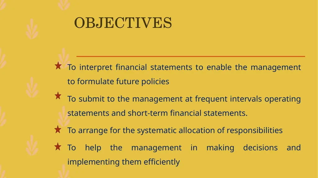 MANAGEMENT ACCOUNTING -An Introduction - slide 9 of 19