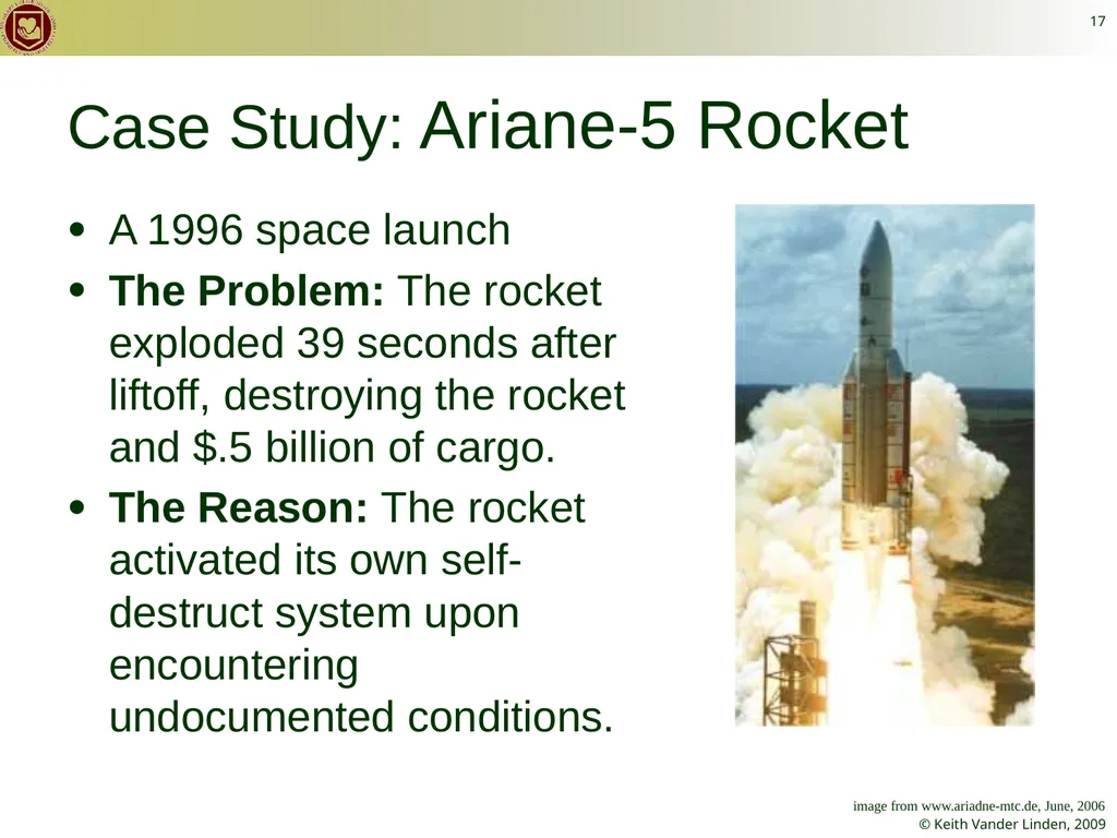 CS 262 Software Engineering Keith Vander Linden - slide 17 of 24