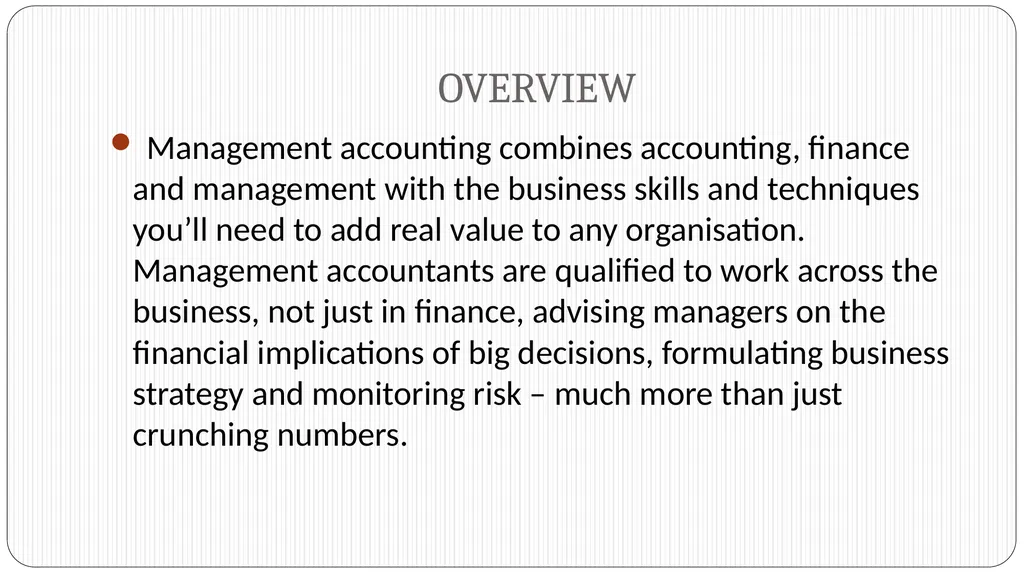 UNIT 15: FINANCIAL MANAGEMENT Unit code M/508/0527 - slide 5 of 28