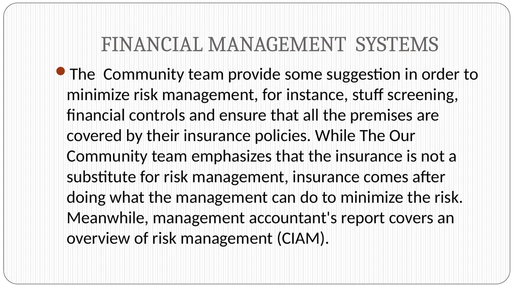 UNIT 15: FINANCIAL MANAGEMENT Unit code M/508/0527 - slide 18 of 28
