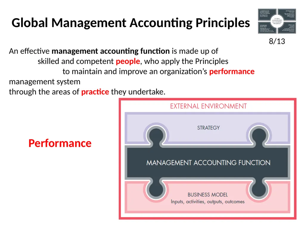 Global Management Accounting Principles overview - slide 11 of 19