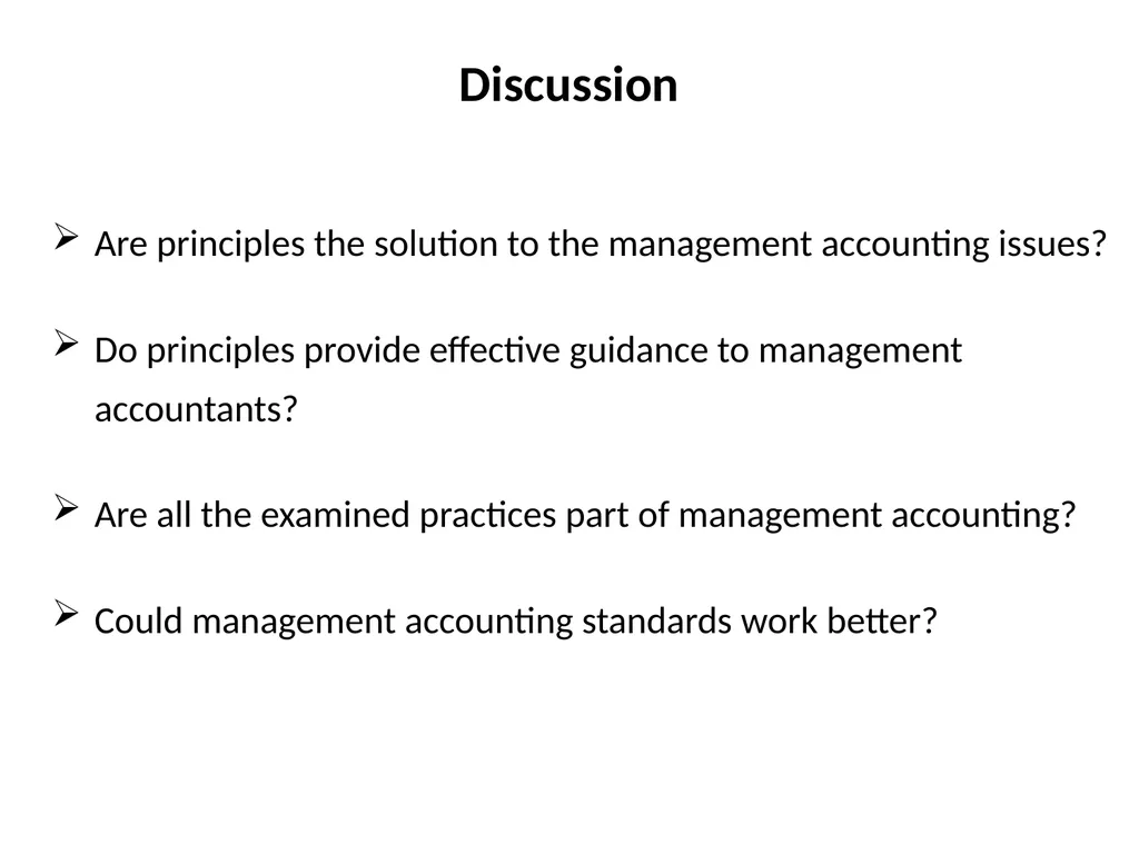 Global Management Accounting Principles overview - slide 18 of 19