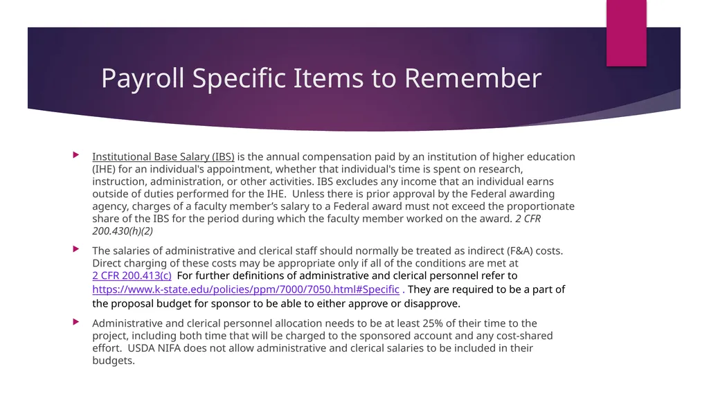 Sponsored Programs Accounting Basics for Beginners - slide 5 of 10