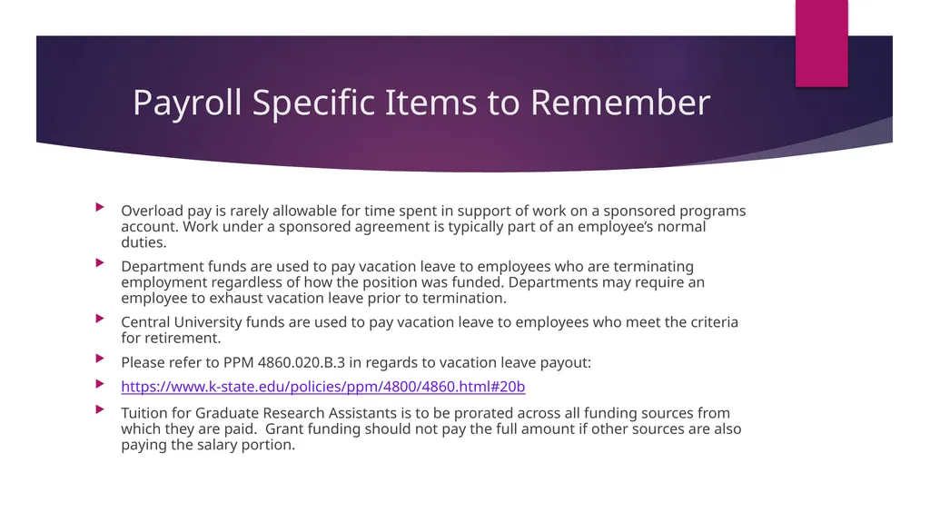 Sponsored Programs Accounting Basics for Beginners - slide 7 of 10