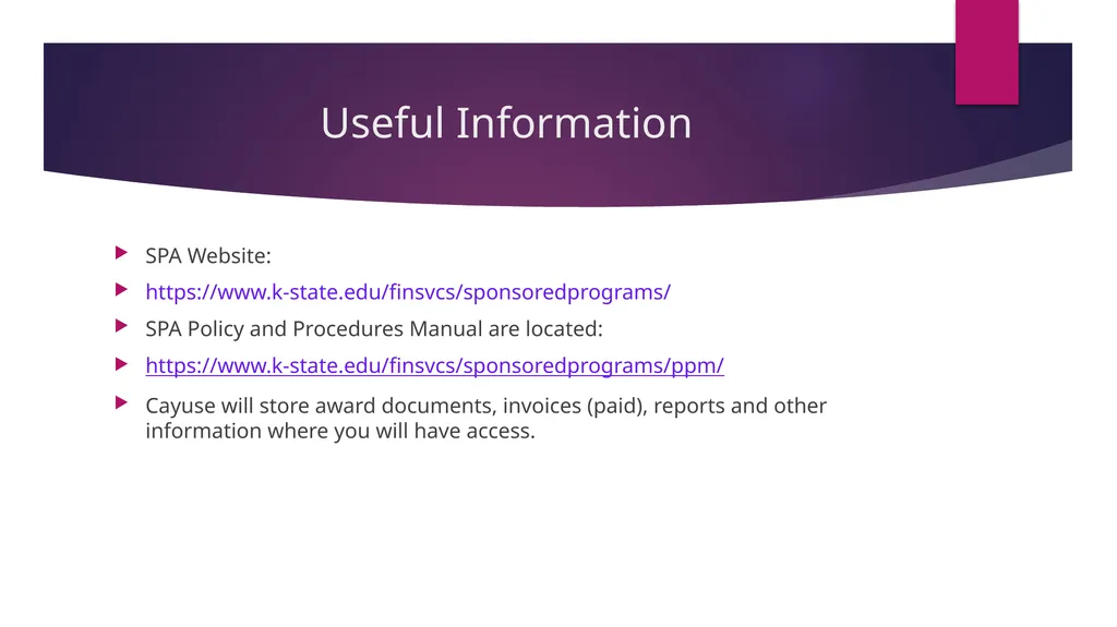 Sponsored Programs Accounting Basics for Beginners - slide 9 of 10