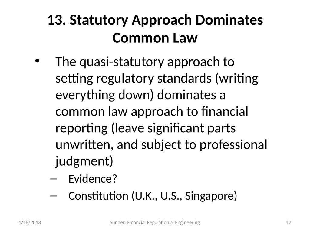 Financial Reporting and Regulation in a World of - slide 17 of 65