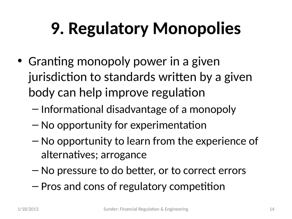 Financial Reporting and Regulation in a World of - slide 14 of 65