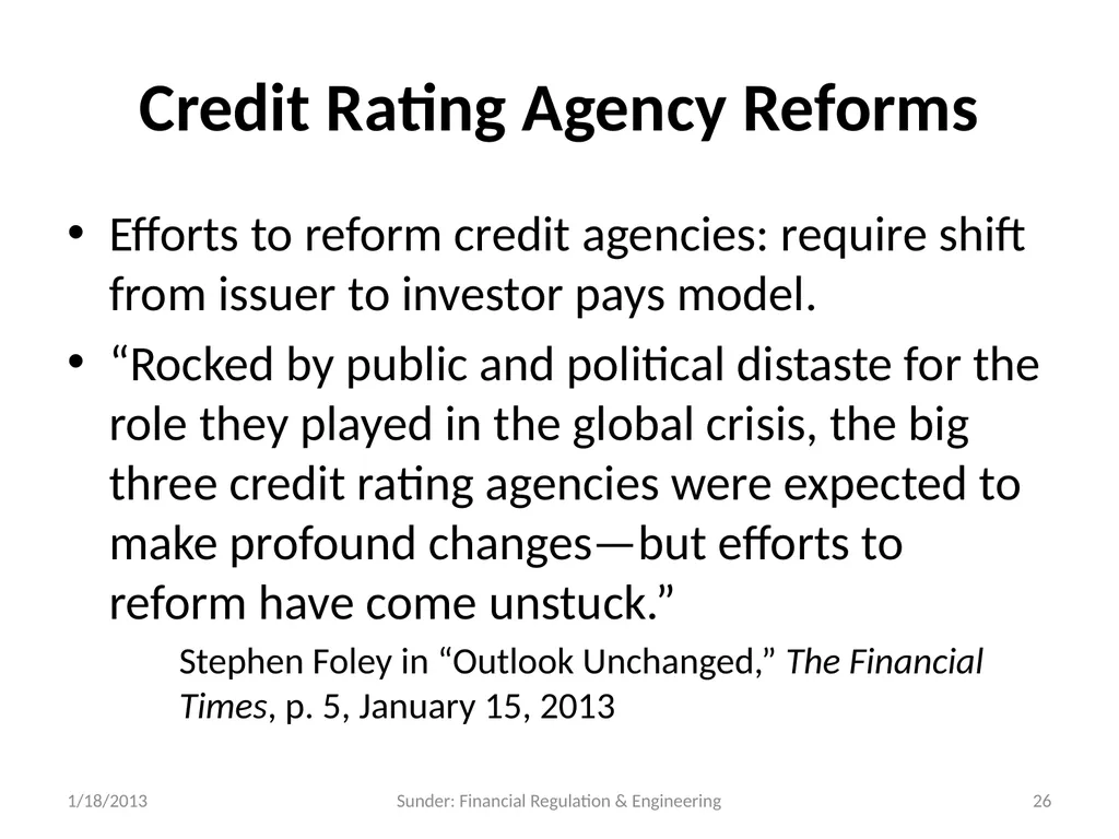 Financial Reporting and Regulation in a World of - slide 26 of 65