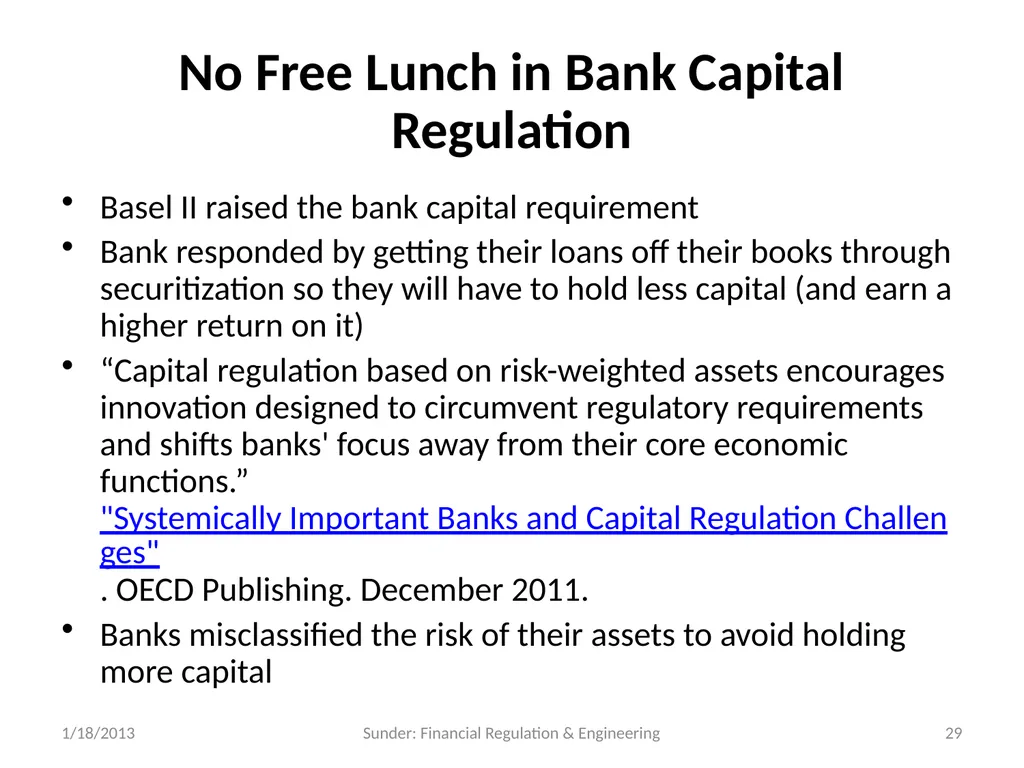 Financial Reporting and Regulation in a World of - slide 29 of 65