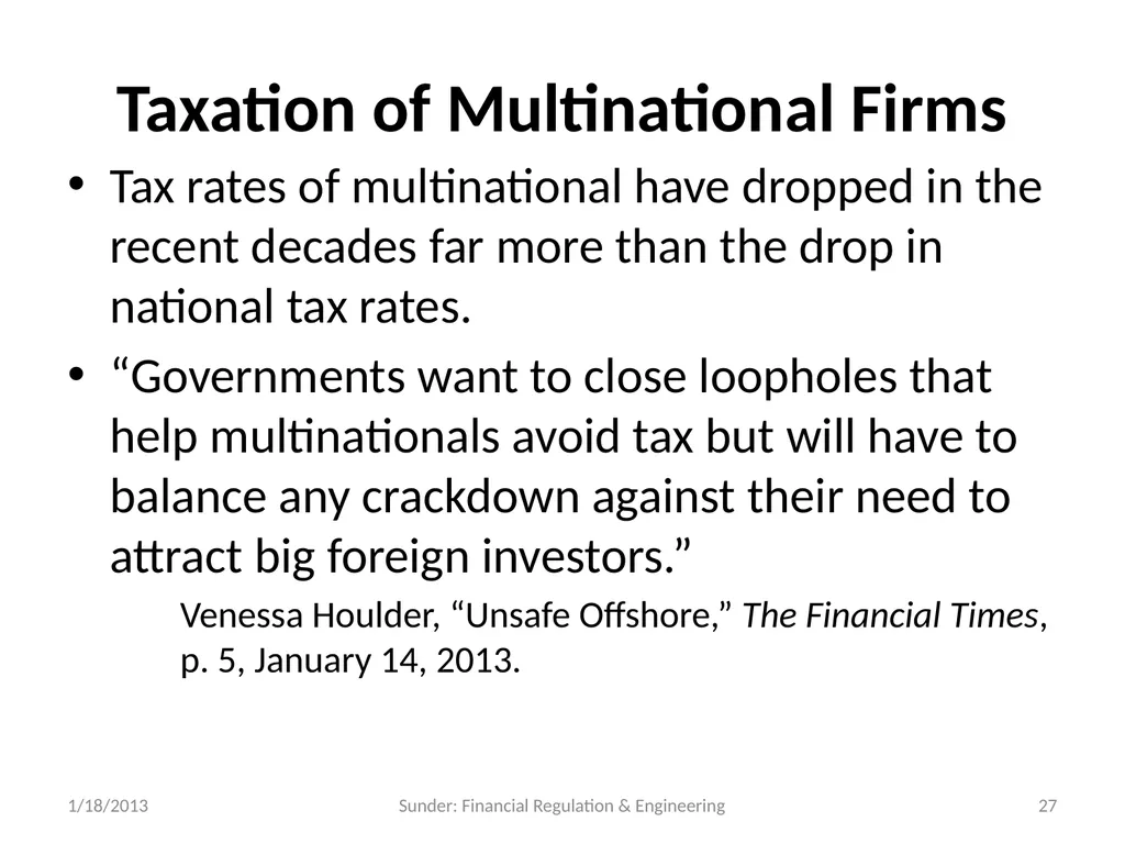 Financial Reporting and Regulation in a World of - slide 27 of 65