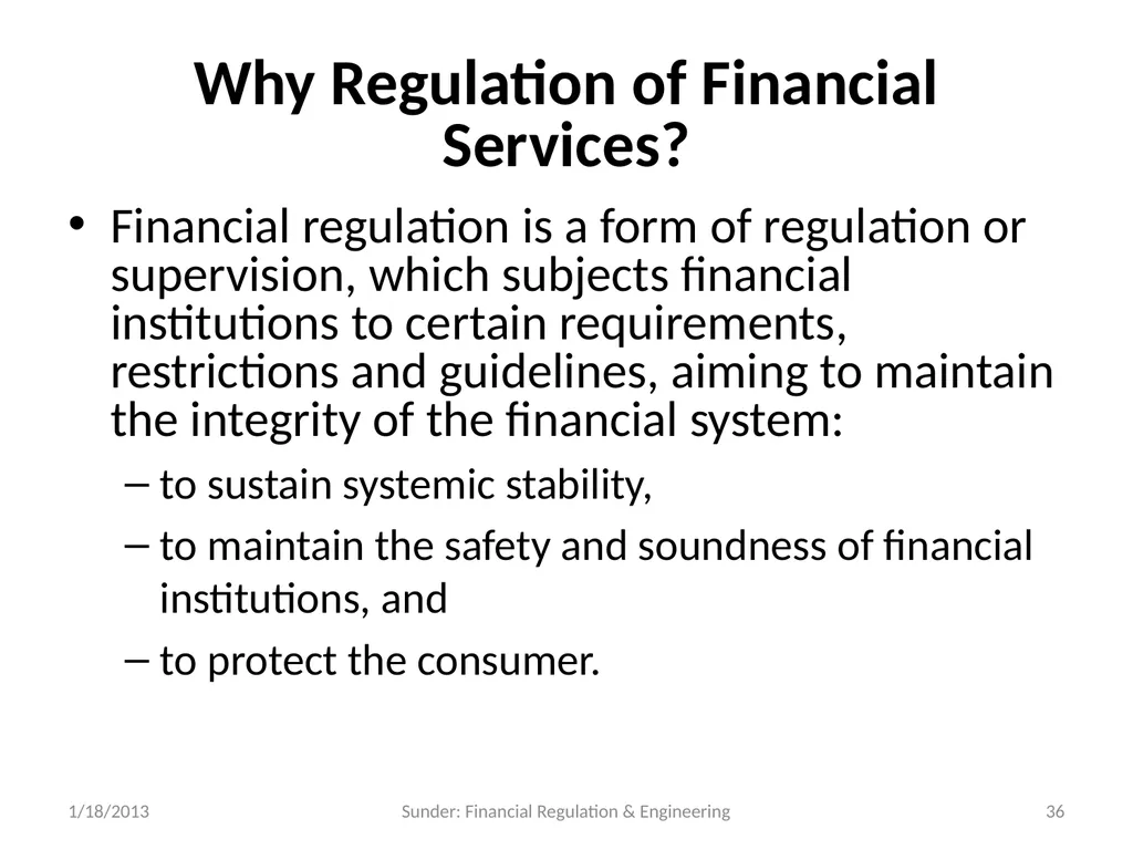 Financial Reporting and Regulation in a World of - slide 36 of 65