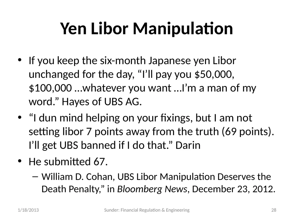 Financial Reporting and Regulation in a World of - slide 28 of 65