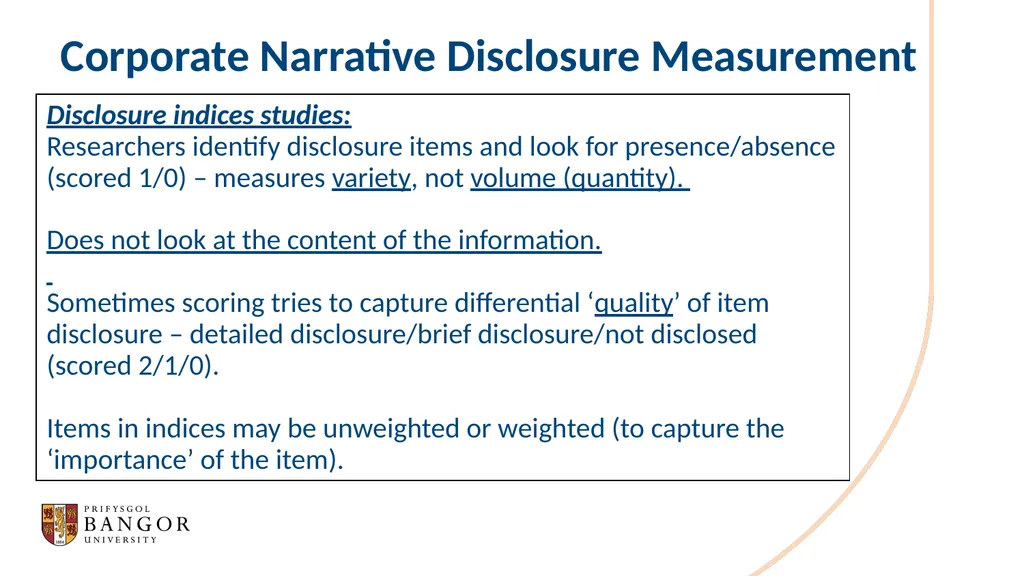 Khaled Hussainey Corporate Narrative Disclosure - slide 16 of 49