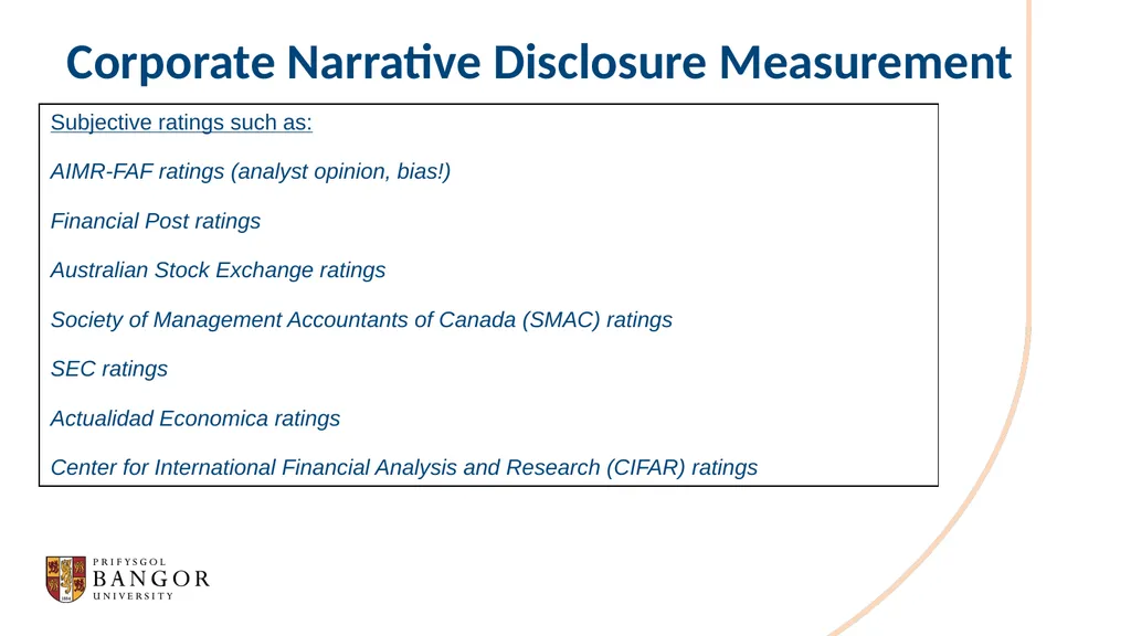 Khaled Hussainey Corporate Narrative Disclosure - slide 18 of 49