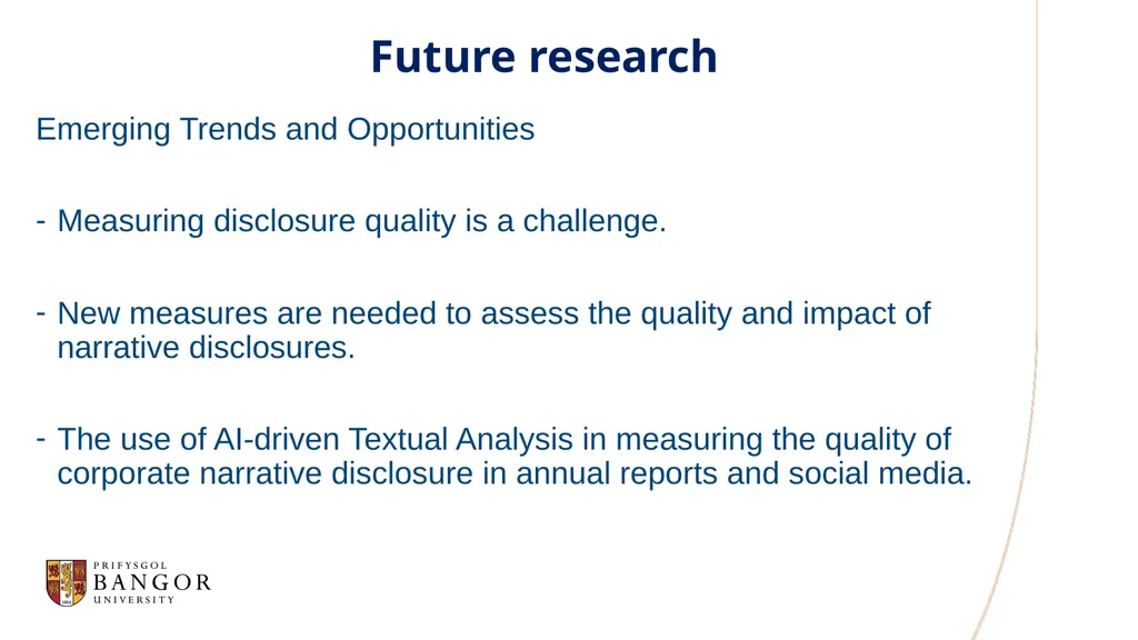 Khaled Hussainey Corporate Narrative Disclosure - slide 38 of 49