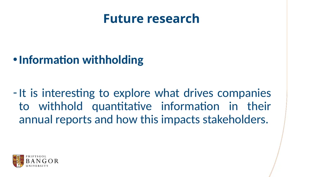 Khaled Hussainey Corporate Narrative Disclosure - slide 45 of 49