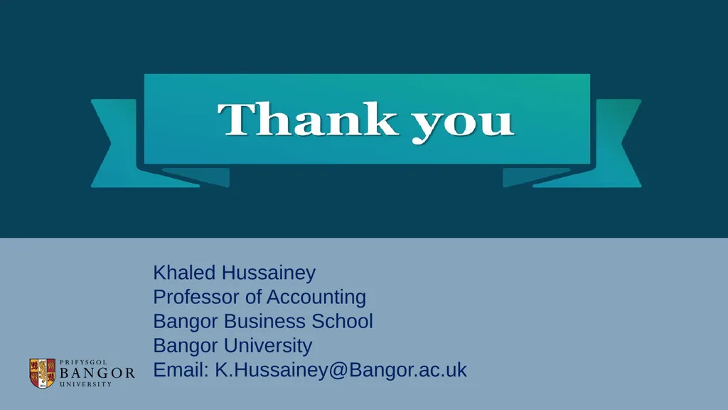 Khaled Hussainey Corporate Narrative Disclosure - slide 49 of 49