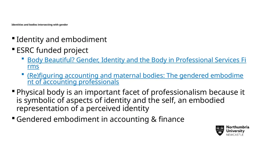 Addressing gender inequalities in accounting & - slide 9 of 19