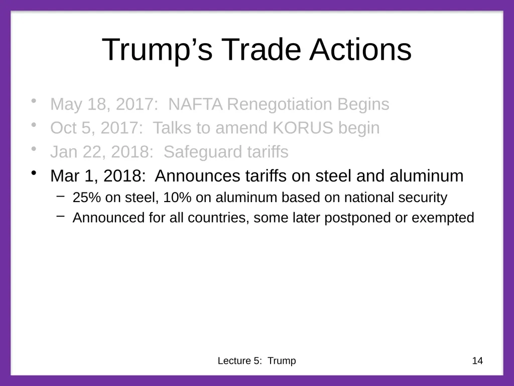 Class 5 Trade Policies under Trump PubPol 201 - slide 14 of 43