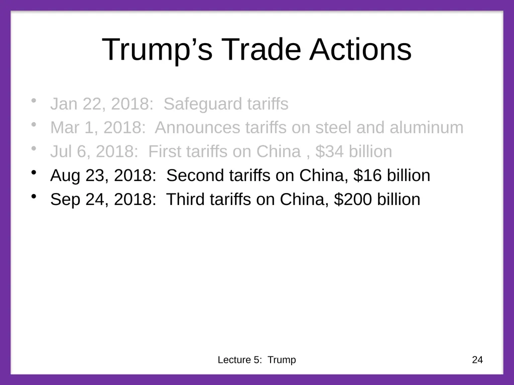 Class 5 Trade Policies under Trump PubPol 201 - slide 24 of 43