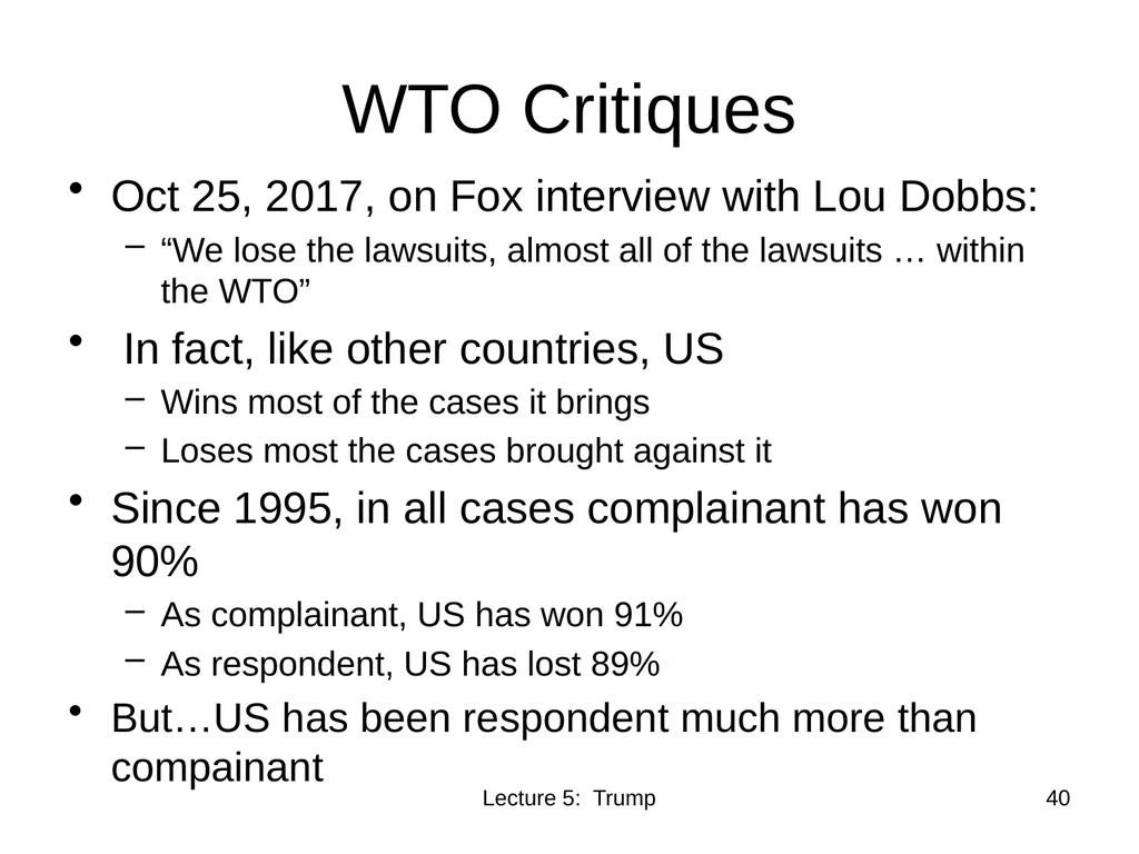 Class 5 Trade Policies under Trump PubPol 201 - slide 40 of 43